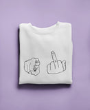 Crewneck unisexe fuck toi humour
