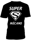 T-shirt men mecano mechanic mecanicien qc fr