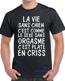 T-shirt men chien qc fr