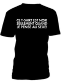 T-shirt men pense sexe qc fr