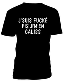 T-shirt women j'suis fucké qc fr