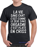 T-shirt men chat qc fr