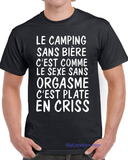 T-shirt women camping qc fr